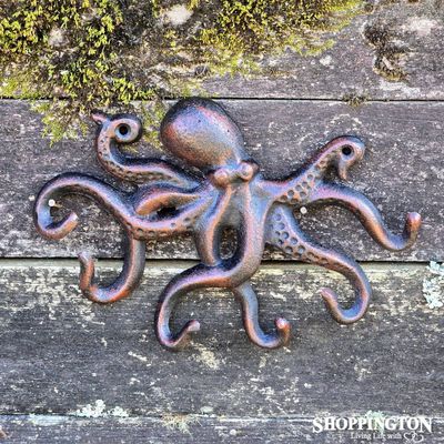 Cast Iron Octopus Hook