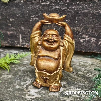 Golden Happy Buddha 10cm