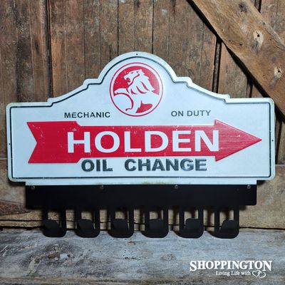 Holden Tin Novelty Sign with Hooks