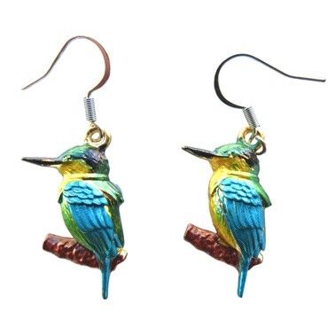 Earrings - Kingfisher
