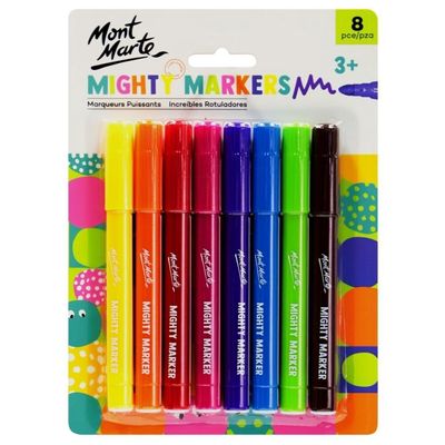 Mont Marte Kids Mighty Markers 8pce