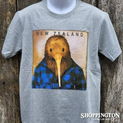 NZ Made Clothing - Kiwi Swan Dri - T-Shirt