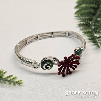 Bracelet - Pohutukawa, Kiwi &amp; Koru