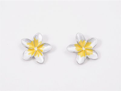 Earrings - Frangipani Studs