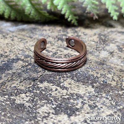 Copper Ring - Rope