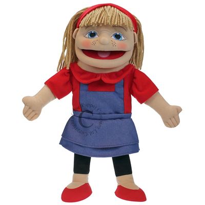 Puppet Buddies - Small Girl Red/Blue