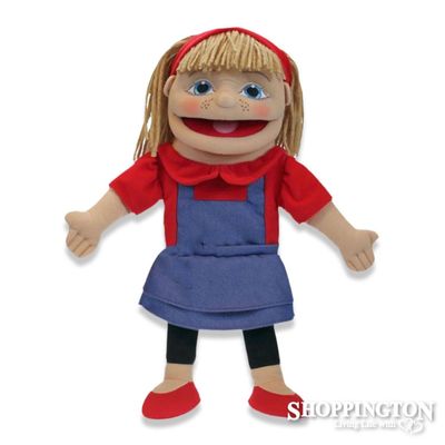 Puppet Buddies - Small Girl Red/Blue