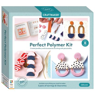 Craft Maker Polymer Clay Deluxe Jewellery Kit
