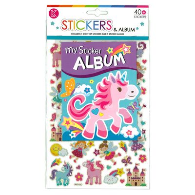 My Sticker Album - Unicorns &amp; Fairies