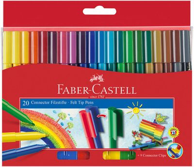 Faber Castell Connector Pens - 20 pack