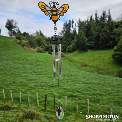 Wind Chime (stained glass look) - Bee