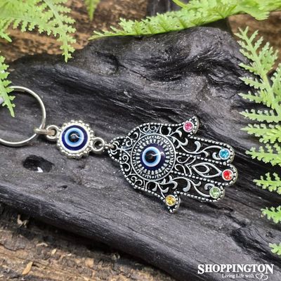 Lucky Eye Fatimas Hand Bag Tag / Key Ring