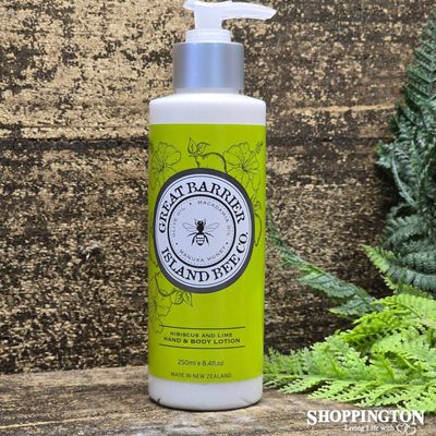 Great Barrier Island Bee Co - Hibiscus &amp; Lime Hand &amp; Body Lotion