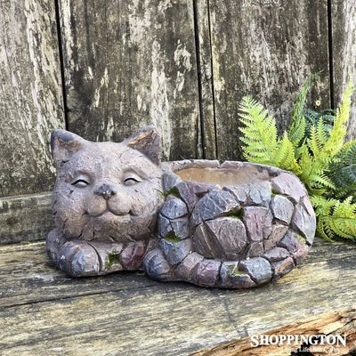 Giardino Cat Planter 34x18cm