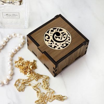 Kowhaiwhai Koru Wooden Trinket Box