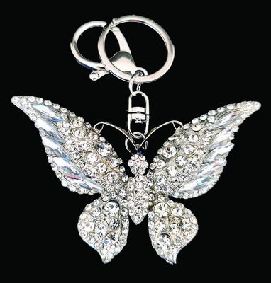 Keyring - Giant Diamante Butterfly