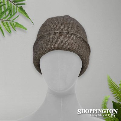 NZ Made Koru Knitwear - Possum Merino Beanie / Mocha