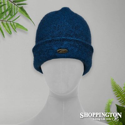 NZ Made Koru Knitwear - Possum Merino Beanie / Pacific