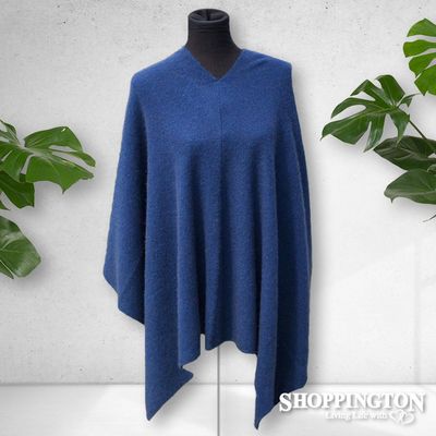 Two Way Poncho / Cobalt