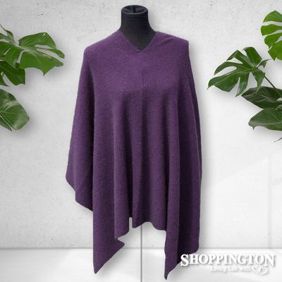 Two Way Poncho / Grape