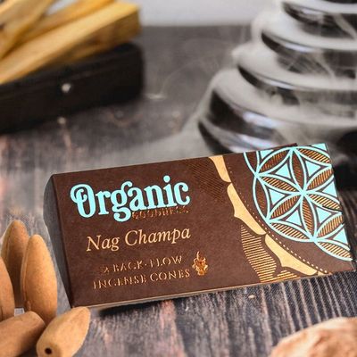 Organic Goodness Backflow Incense Cones / Nag Champa