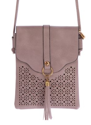 Eleanor Tassel Crossbody Handbag - Lilac