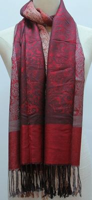 Scarf - Pashmina Touch Red Tones
