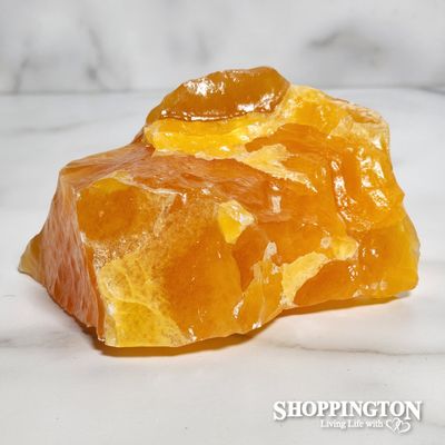 Orange Calcite Crystal #6