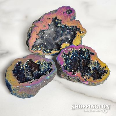 Z Range - Aura Quartz Geode / Titanium Turquoise