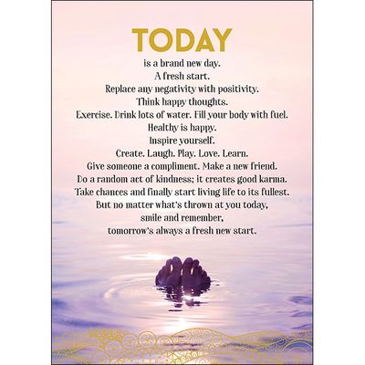 Today is a brand new day Card