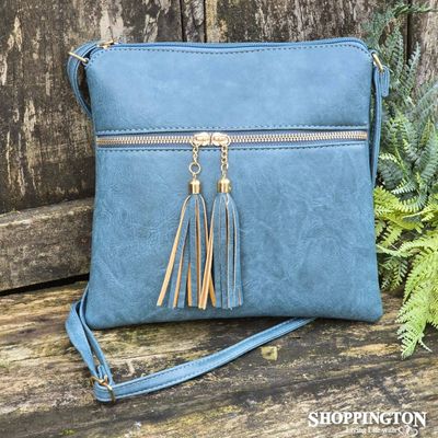 Handbag - Lara Twin Tassle - Denim