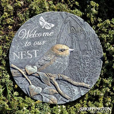 Stoneware Stepping Stone - Bird