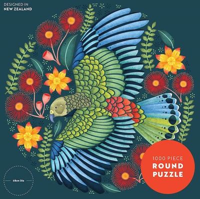 Cheeky Kea Round 1000 Piece Puzzle