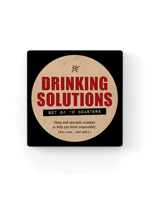 Drinking Solutions - Set of Defamation Coasters (boxed)