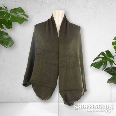 Dual Use Shrug and Scarf - Olive