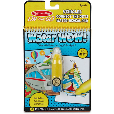 Water Wow Connect the Dots Vehicles