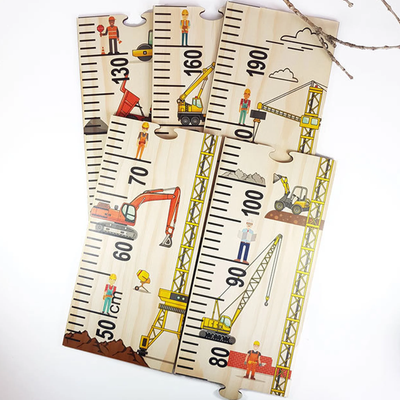 Growth Chart Ruler - Construction Site