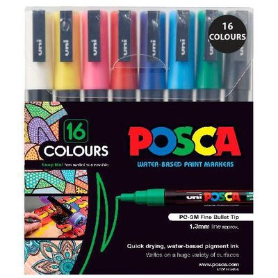 Posca Markers - Colours 16pk
