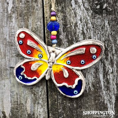 Turkish Wall Art - Ceramic Butterfly