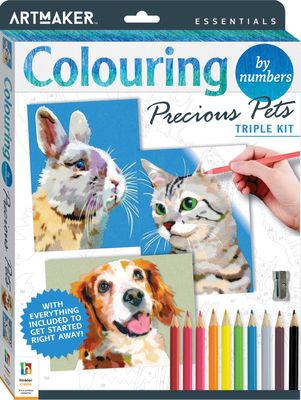Colouring By Numbers - Precious Pets