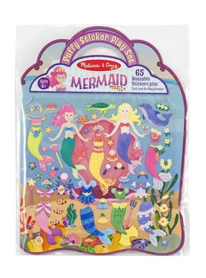 Melissa &amp; Doug - Puff Sticker Play- Mermaid