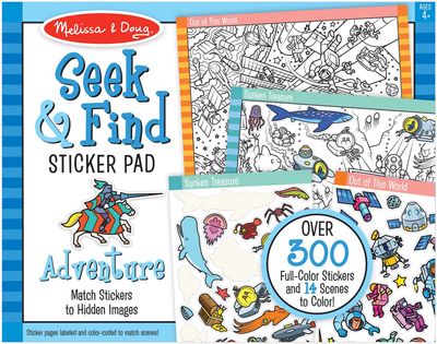 Melissa &amp; Doug Seek &amp; Find Sticker Pad - Adventure