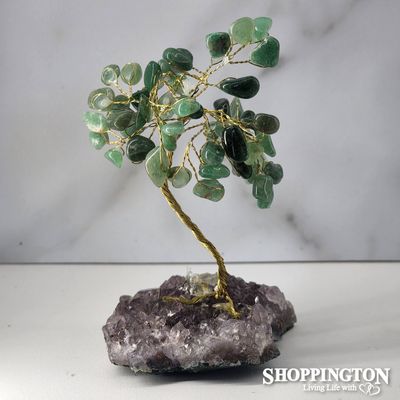 Crystal Gemstone Tree (mini) #6 - Aventurine