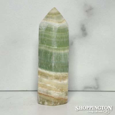 Green Calcite Point #1