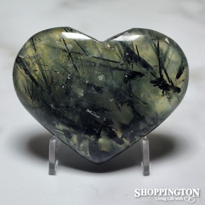 Prehnite Green Heart #1