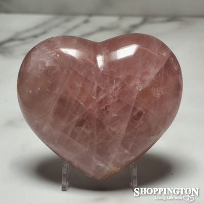 Rose Quartz Heart #1