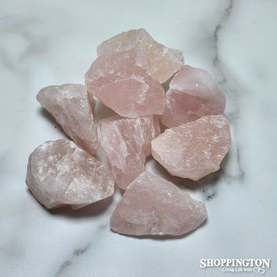 Rose Quartz Rough Cut Stones