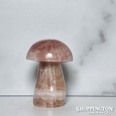 Rose Quartz Stone Mushroom #1
