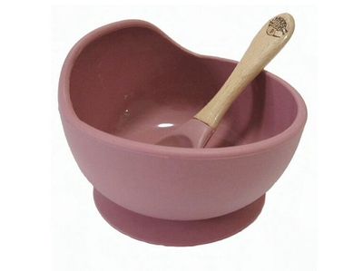 Silicone Suction Bowl - Pink