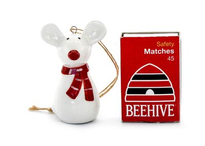 Ceramic Christmas Decoration - Mouse